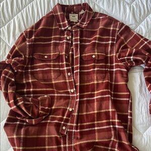 Levi's Men's Red Plaid Shirt